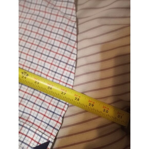 UNTUCKit Kesser WF Wrinkle-Free Plaid Button Down Shirt Men's Medium M White - Picture 10 of 10